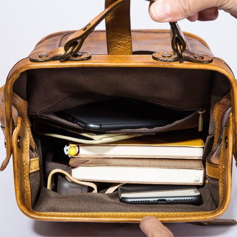 Sac À Dos Cuir Végétal Pour Femme