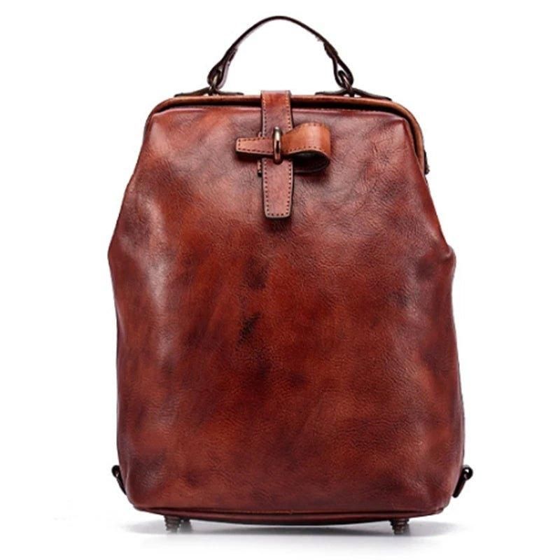 Sac À Dos Cuir Végétal Pour Femme