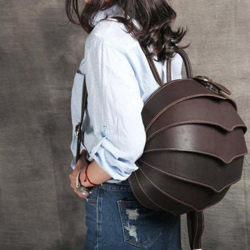 Sac À Dos Cuir Vintage Pangolin Pour Homme