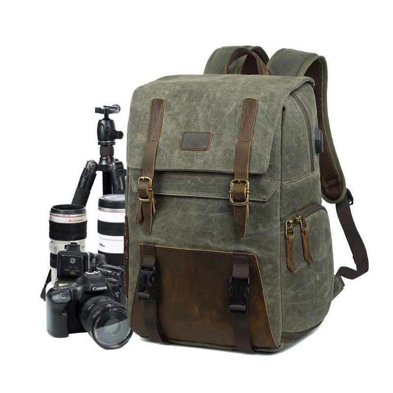 Sac À Dos Étanche Pour Appareil Photo Avec Compartiment Ordinateur Portable