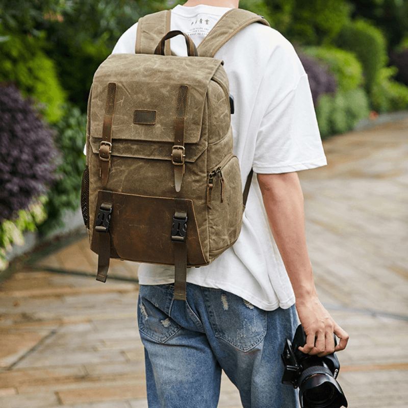 Sac À Dos Étanche Pour Appareil Photo Avec Compartiment Ordinateur Portable