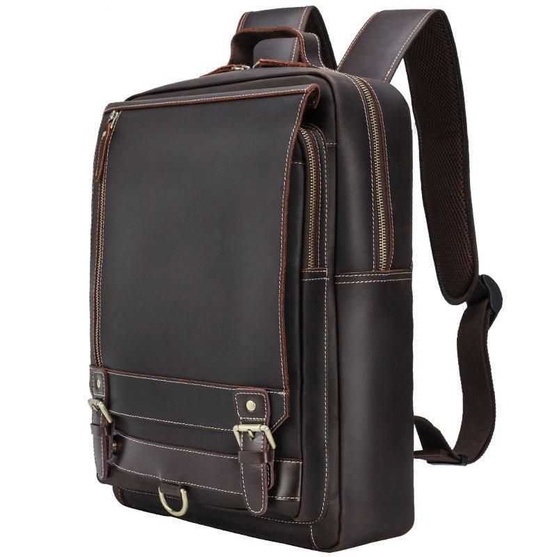 Sac À Dos Manches Trolley Cuir Pour Hommes
