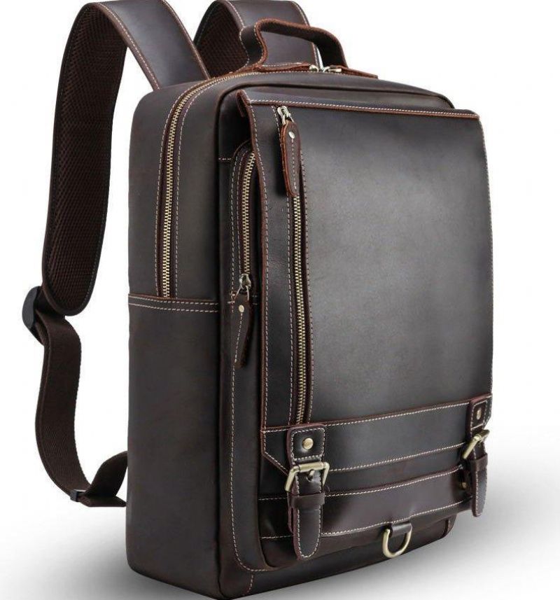 Sac À Dos Manches Trolley Cuir Pour Hommes
