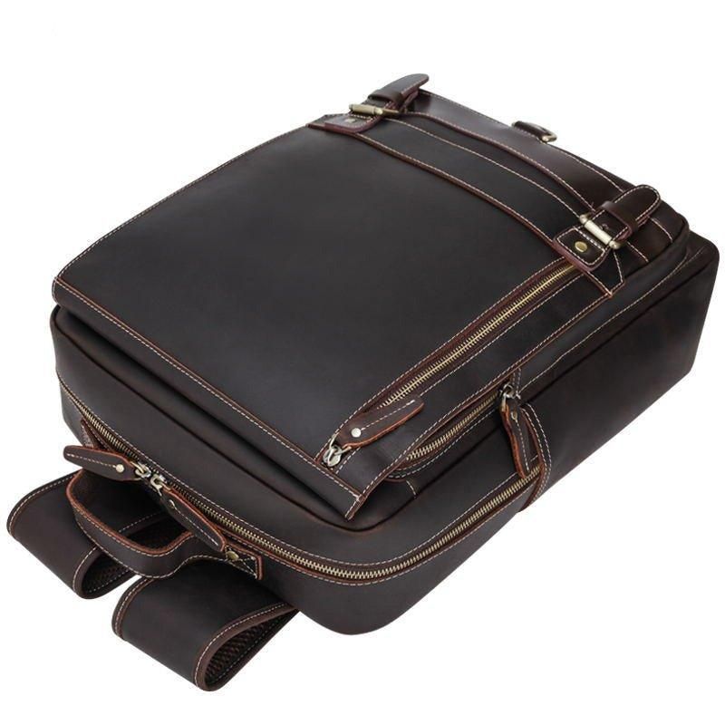 Sac À Dos Manches Trolley Cuir Pour Hommes