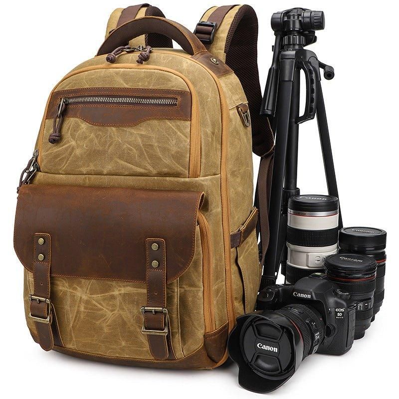 Sac À Dos Photographie Avec Pochette Pour Chariot