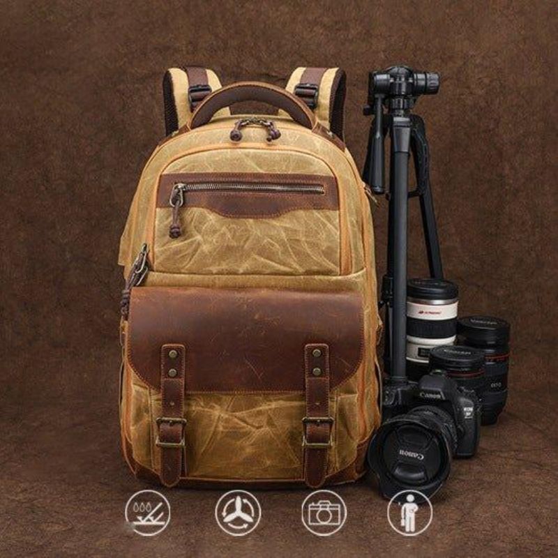 Sac À Dos Photographie Avec Pochette Pour Chariot