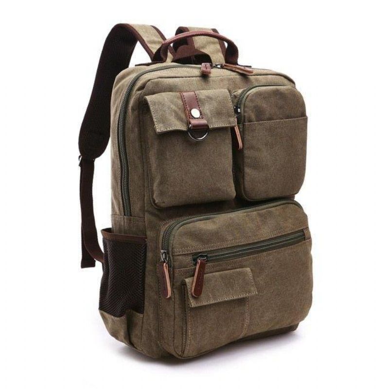 Sac À Dos Scolaire Sacs Pour Ordinateur Portable Toile Vintage
