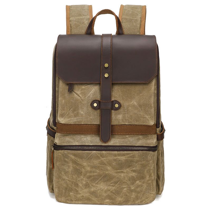 Sac À Dos Toile Cirée Voyage Imperméable