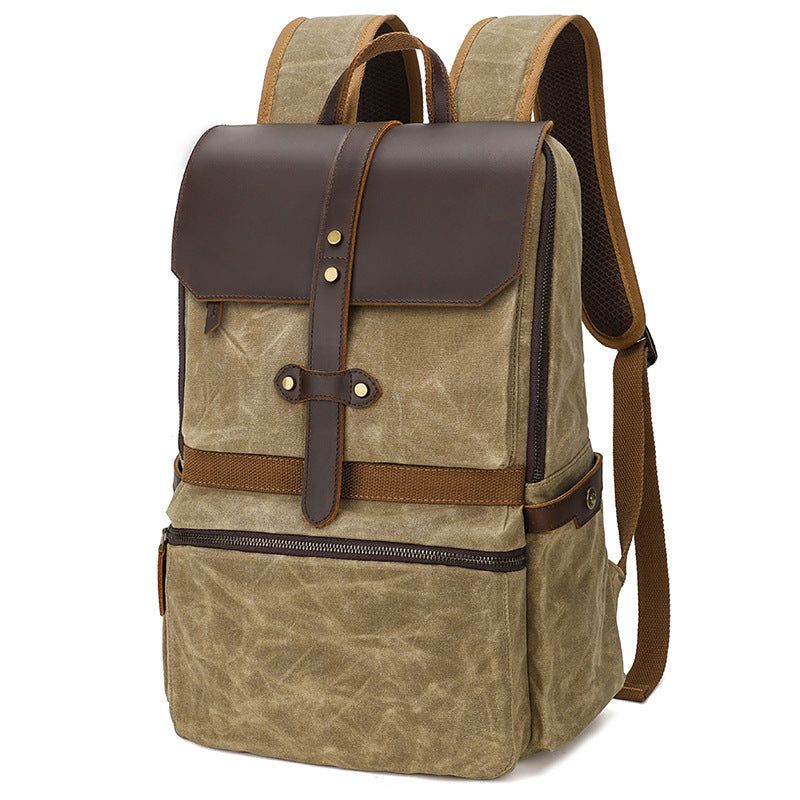 Sac À Dos Toile Cirée Voyage Imperméable