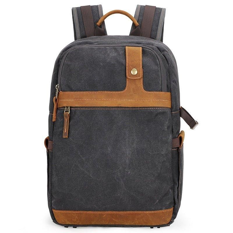 Sac À Dos Toile Imperméable Avec Compartiment Pour Appareil Photo