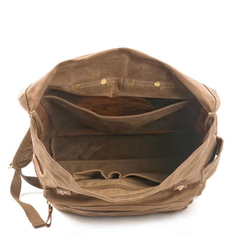 Sac À Dos Toile Imperméable Camping Voyage Vintage