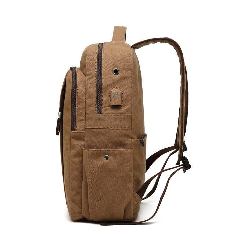 Sac À Dos Toile Loisirs Avec Usb Pour L'université