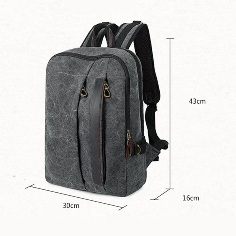 Sac À Dos Toile Pour Ordinateur Portable 14 Pouces Hommes