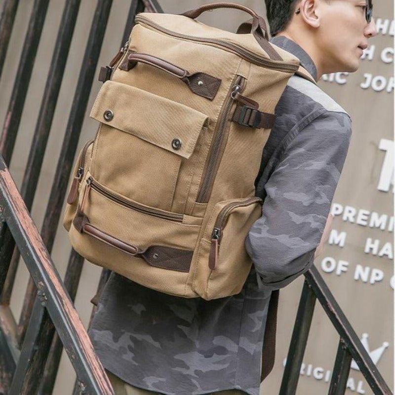 Sac À Dos Toile Vintage Décontracté