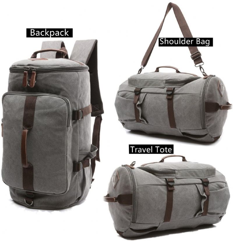 Sac À Dos Toile Vintage Grand D’école