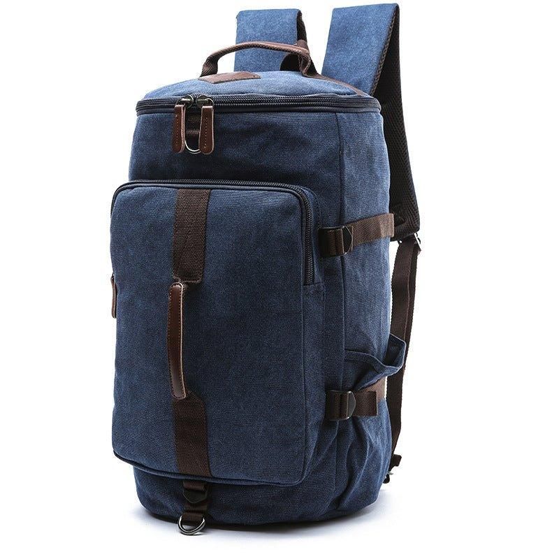 Sac À Dos Toile Vintage Grand D’école