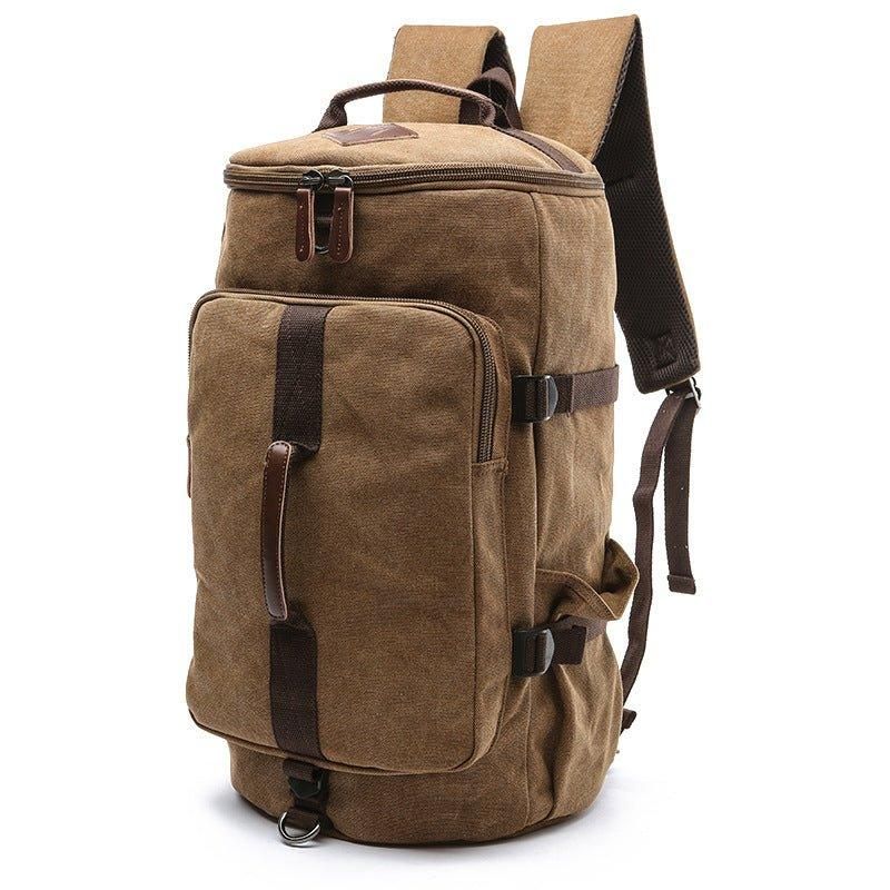 Sac À Dos Toile Vintage Grand D’école