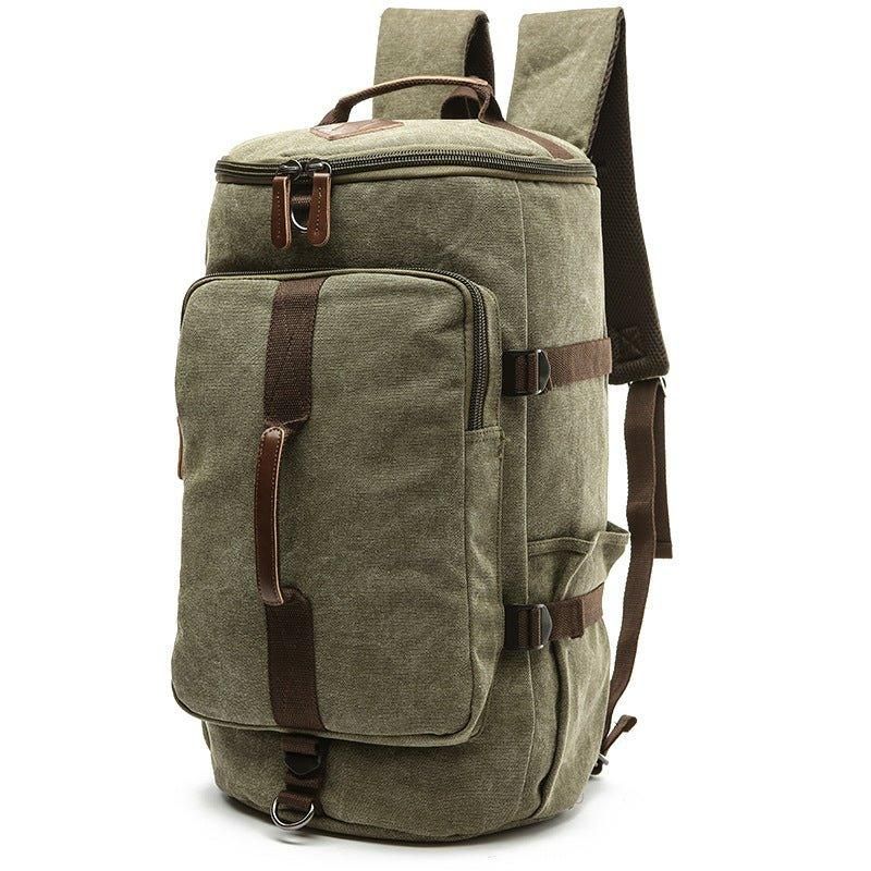 Sac À Dos Toile Vintage Grand D’école