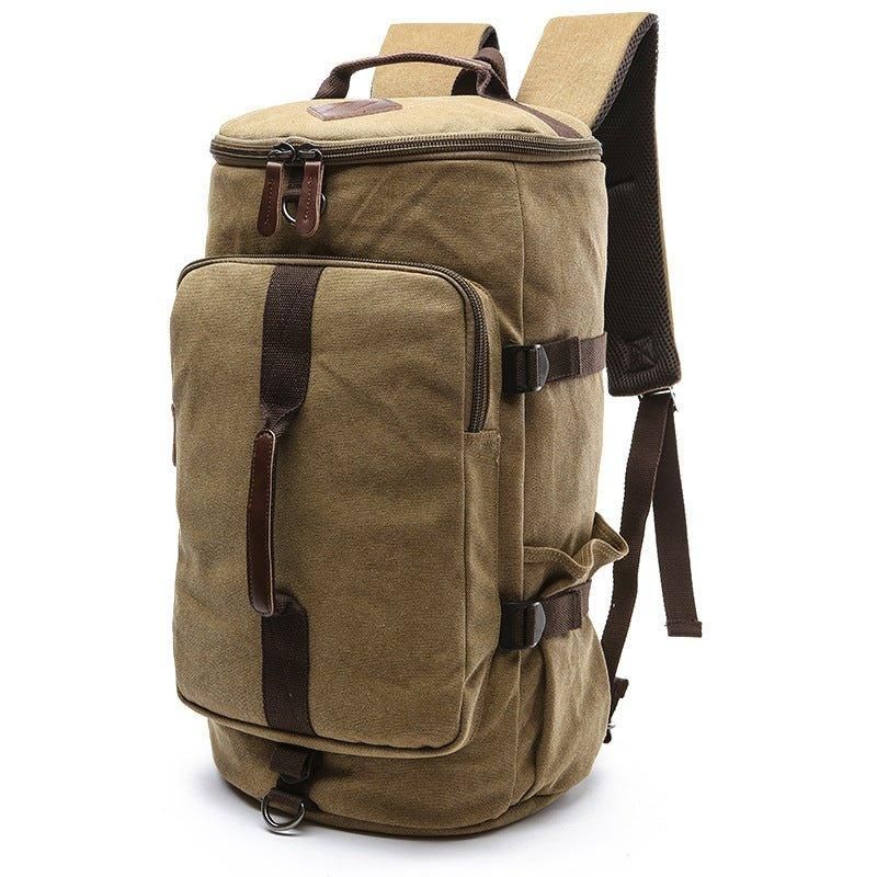Sac À Dos Toile Vintage Grand D’école