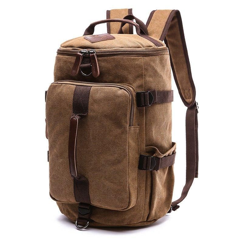 Sac À Dos Toile Vintage Grand D’école