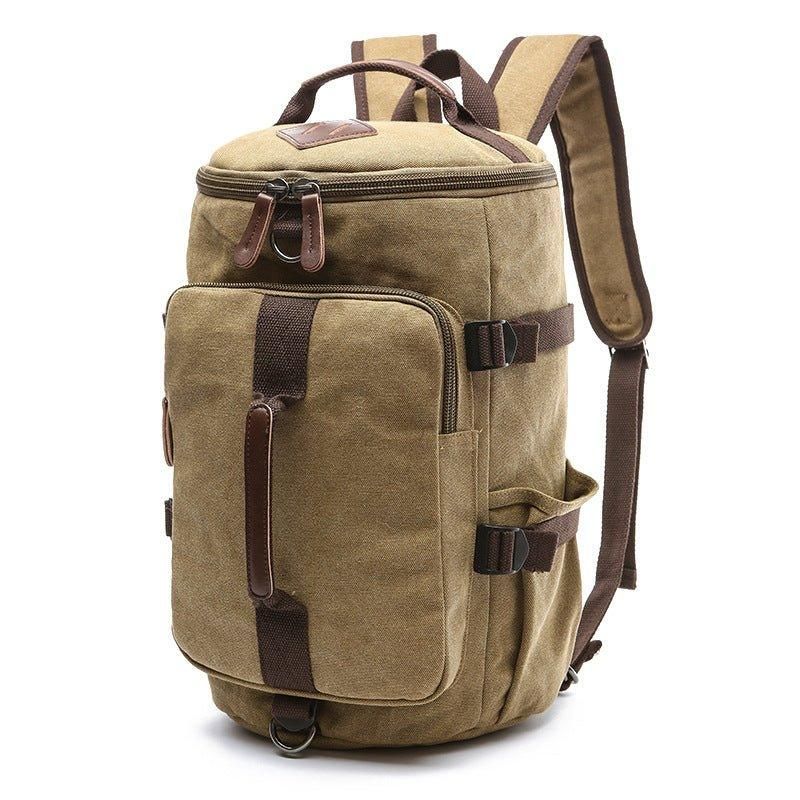 Sac À Dos Toile Vintage Grand D’école