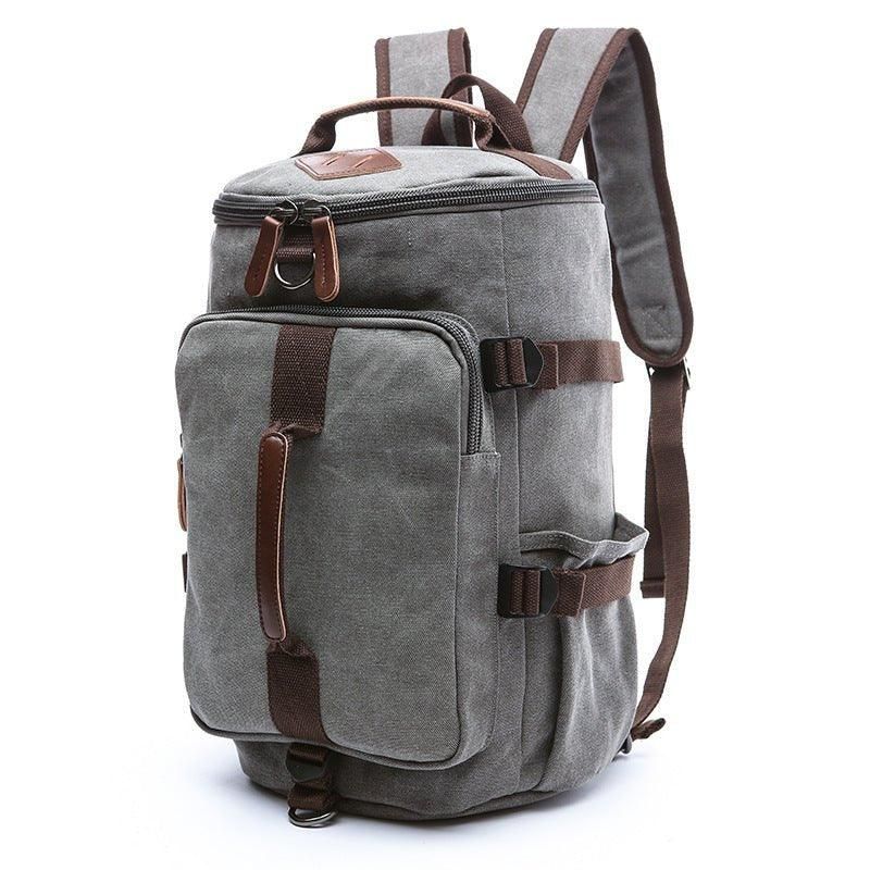 Sac À Dos Toile Vintage Grand D’école