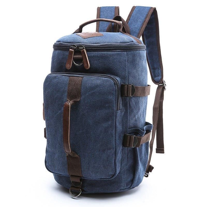 Sac À Dos Toile Vintage Grand D’école