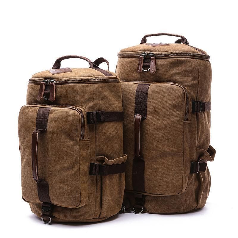 Sac À Dos Toile Vintage Grand D’école