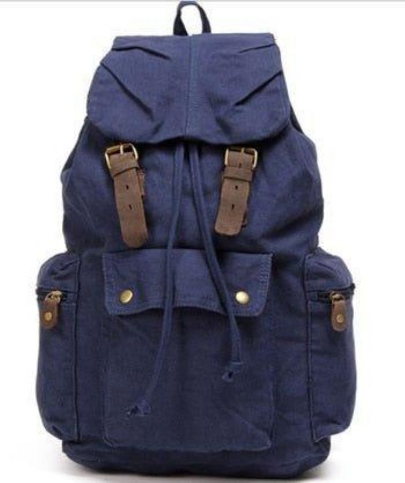 Sac À Dos Vintage Toile Coton