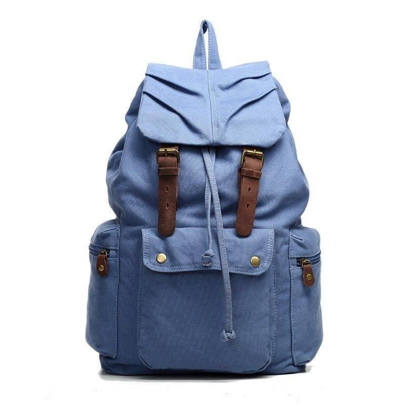 Sac À Dos Vintage Toile Coton