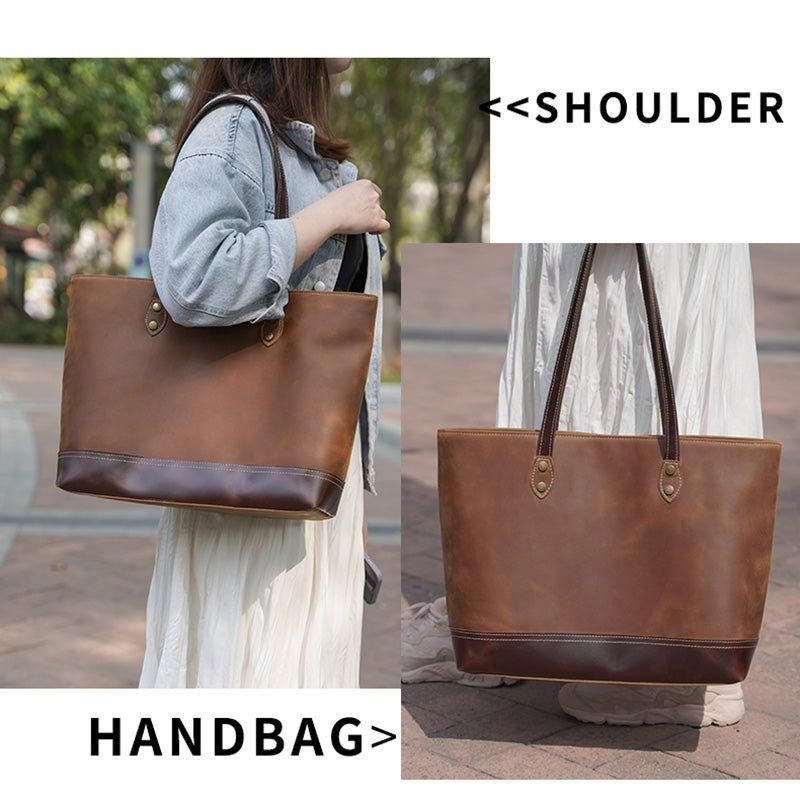 Sac Fourre-tout Créateur Cuir Pour Femme Le Travail