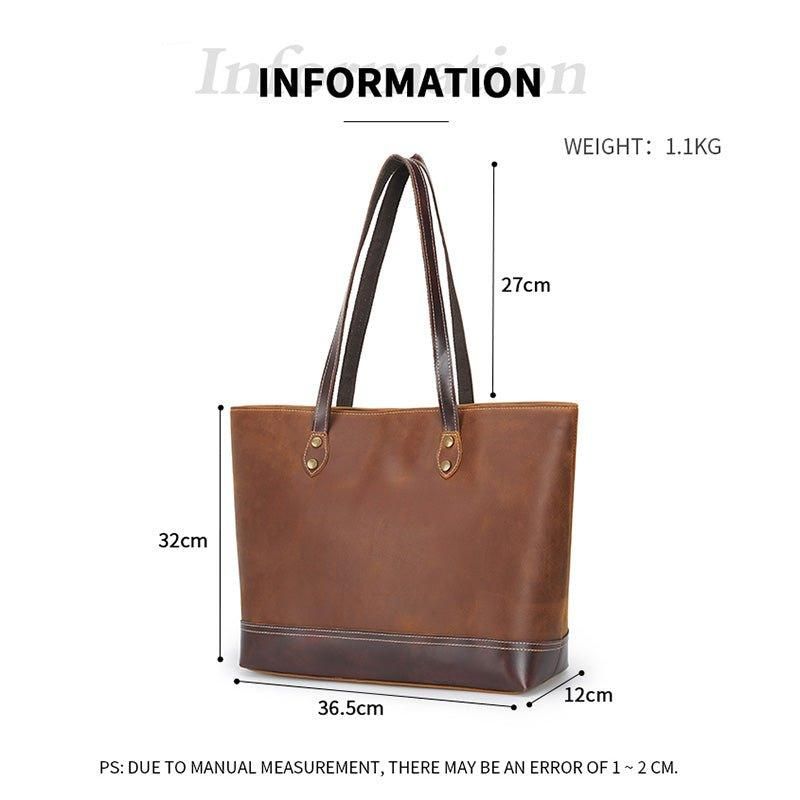 Sac Fourre-tout Créateur Cuir Pour Femme Le Travail