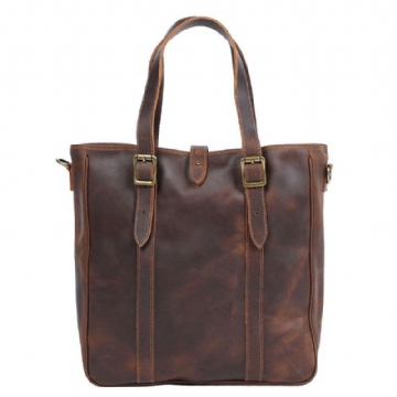 Sac Fourre-tout Pour Hommes Avec Sangle Cuir