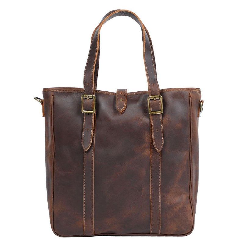 Sac Fourre-tout Pour Hommes Avec Sangle Cuir