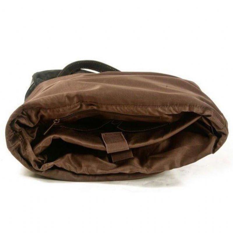 Sac Fourre-tout Toile À Rouleau Avec Sangle Et Pochette Pour Ordinateur Portable