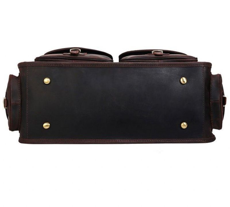 Sac À Main Vintage Porte-documents Cuir Pour Hommes