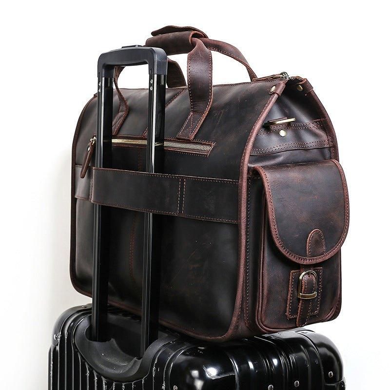 Sac À Main Vintage Porte-documents Cuir Pour Hommes