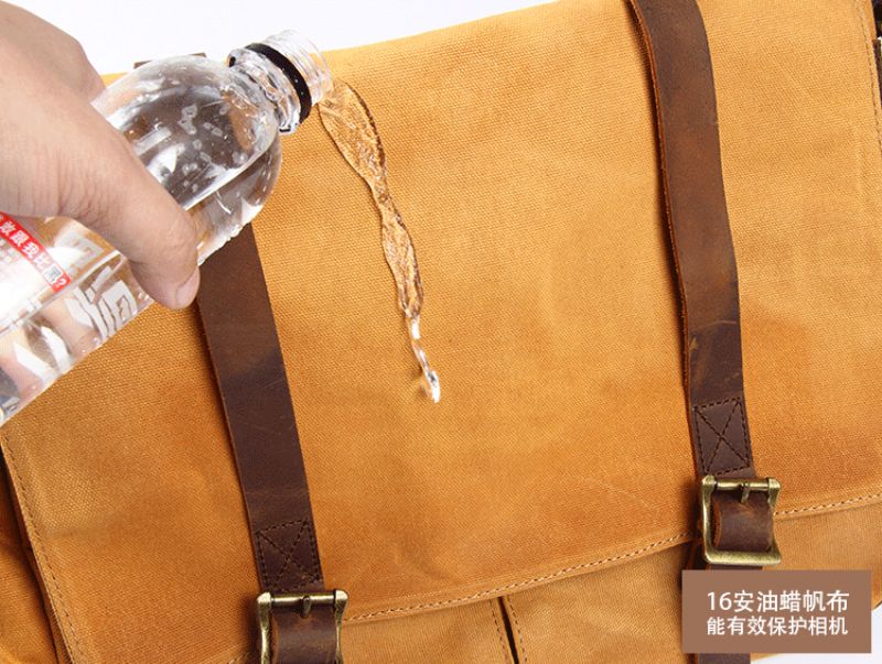 Sac Messager Pour Appareil Photo Reflex Numérique Toile Cirée