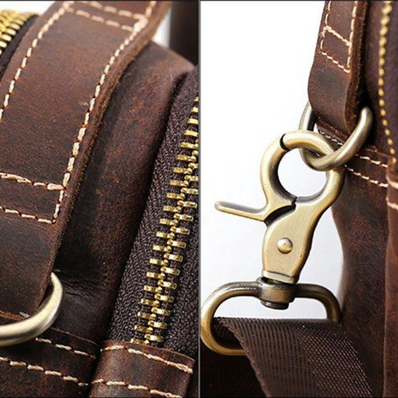Sac Messager À Bandoulière Cuir Pour Hommes Petit