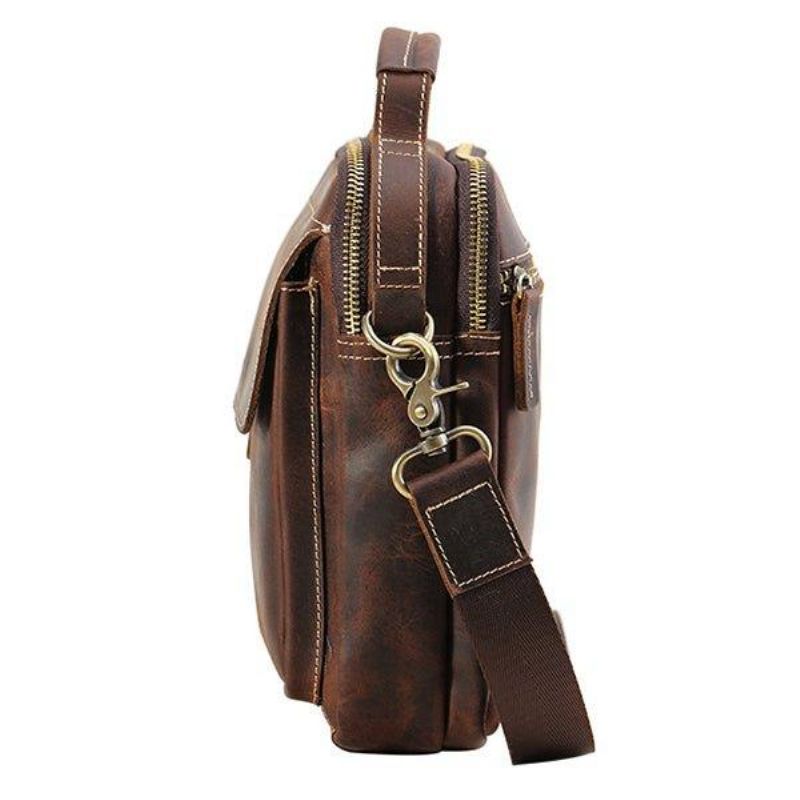 Sac Messager À Bandoulière Cuir Pour Hommes Petit