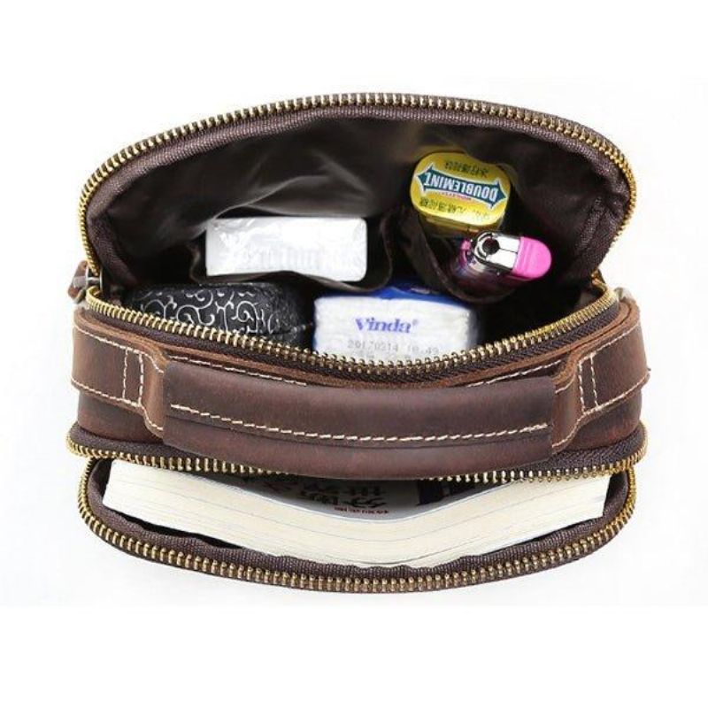 Sac Messager À Bandoulière Cuir Pour Hommes Petit