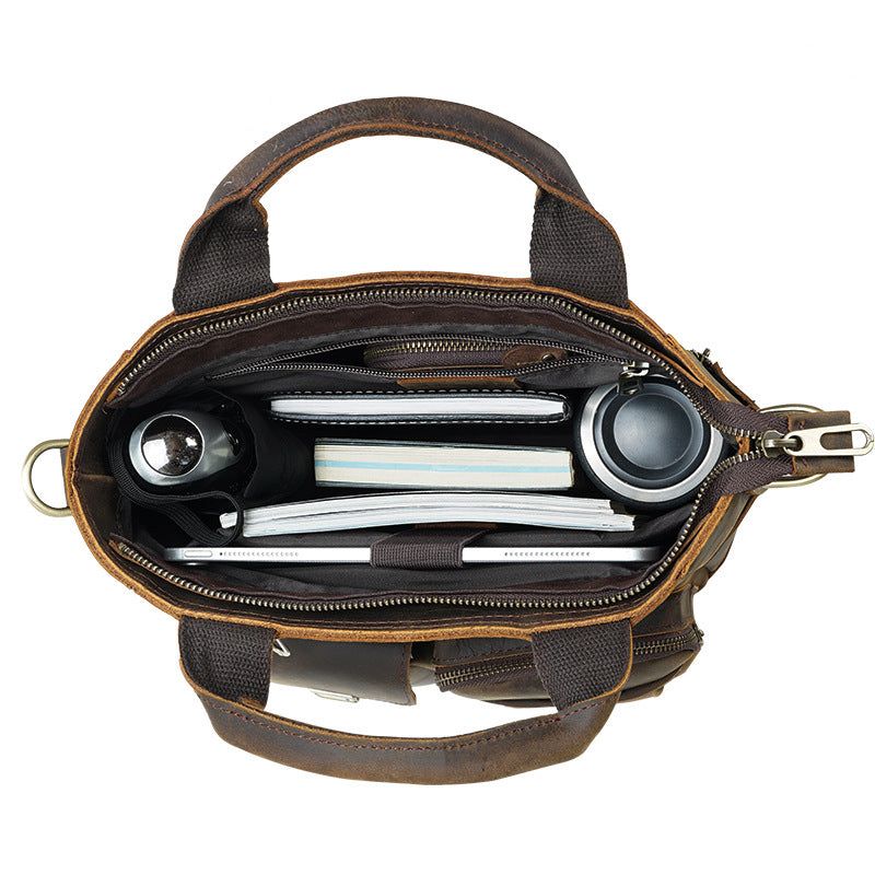 Sac Messager Cuir Vintage Extérieur Portable