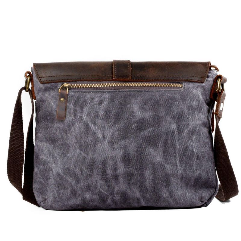 Sac Messager Toile À Bandoulière Pour Homme
