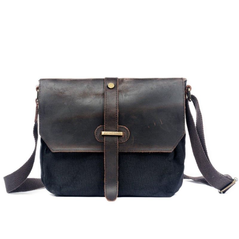 Sac Messager Toile À Bandoulière Pour Homme
