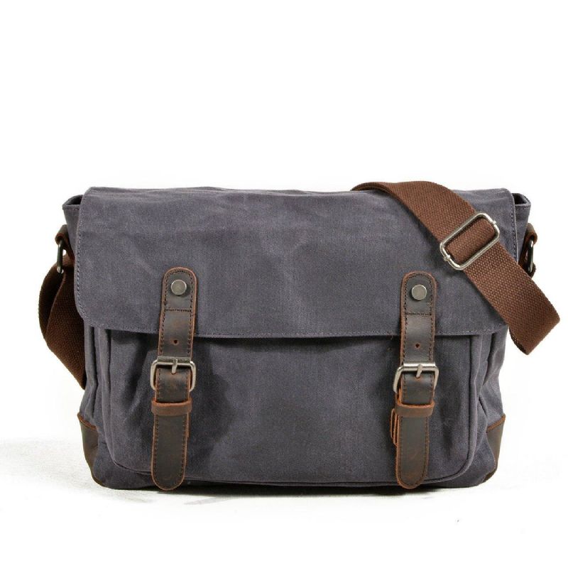 Sac Messager Toile Pour Hommes