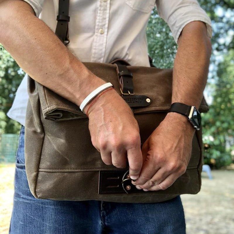 Sac Messager Toile Vintage Pour Ordinateur Portable Et Motobags