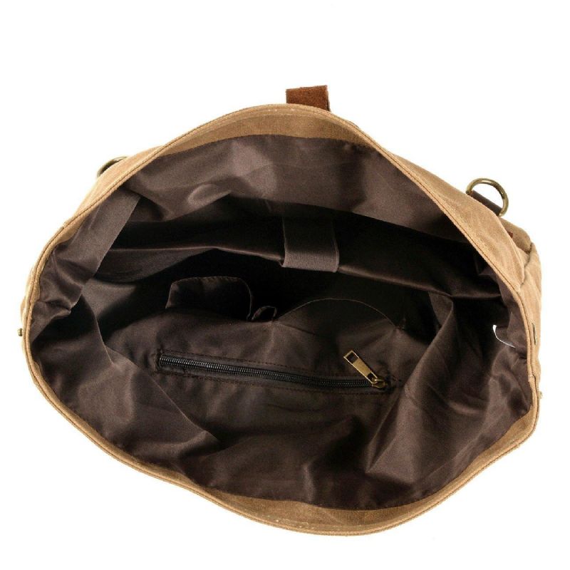 Sac Messager Toile Vintage Pour Ordinateur Portable Et Motobags