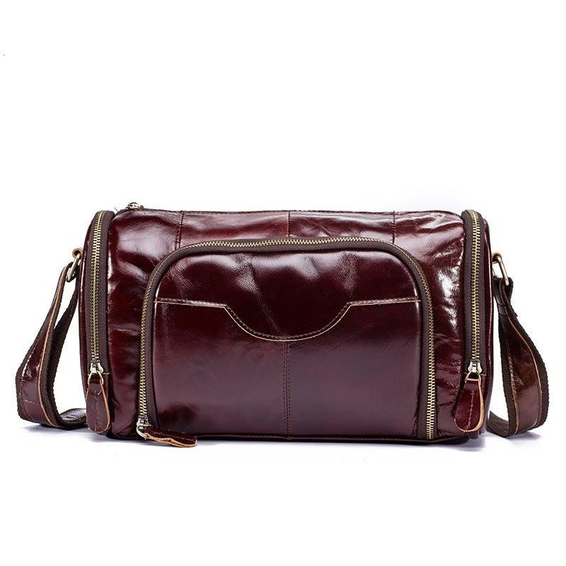 Sac Messager Voyage Cuir Véritable Pour Homme