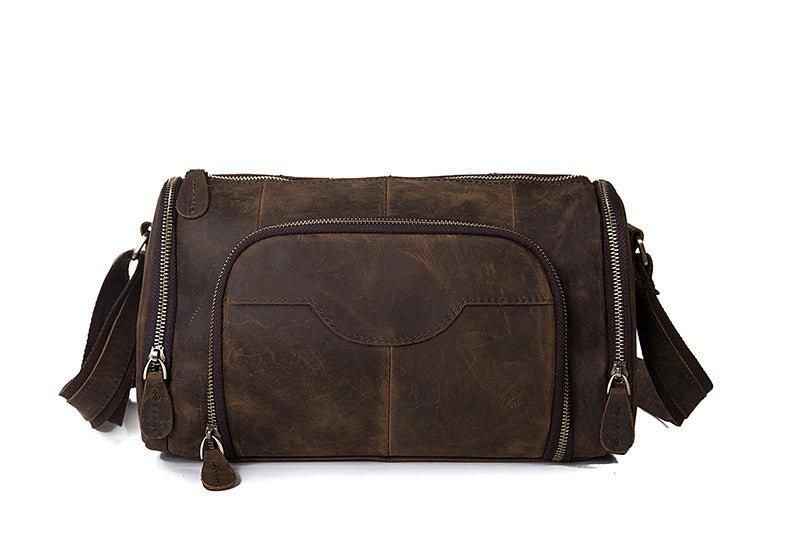 Sac Messager Voyage Cuir Véritable Pour Homme