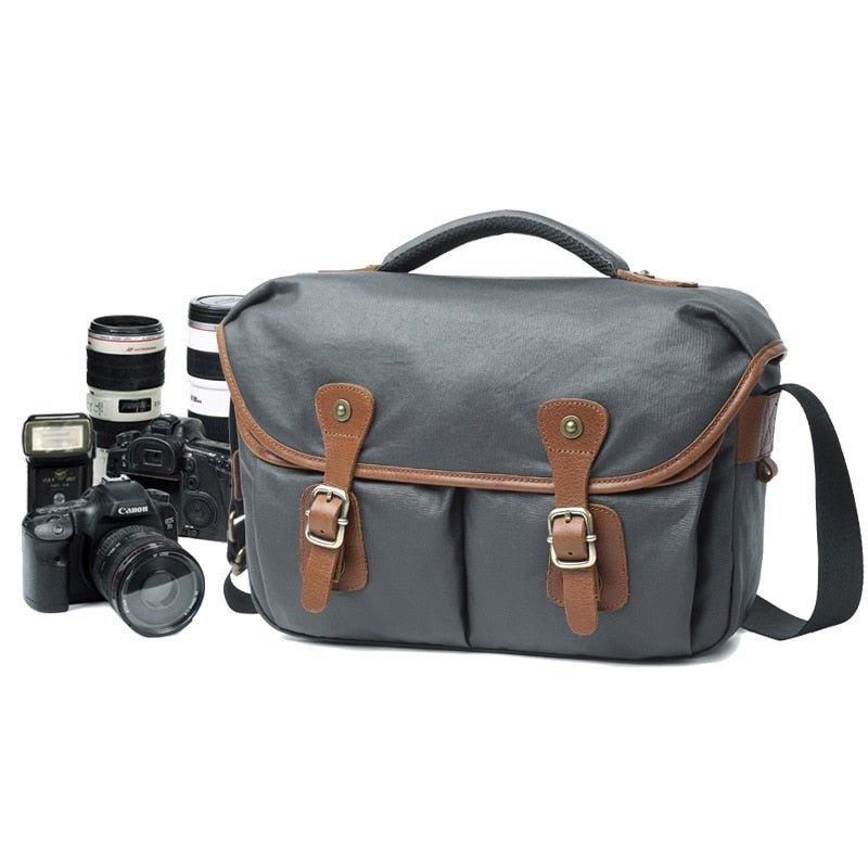Sac Photo Vintage Toile Décontracté Pour Reflex Numérique